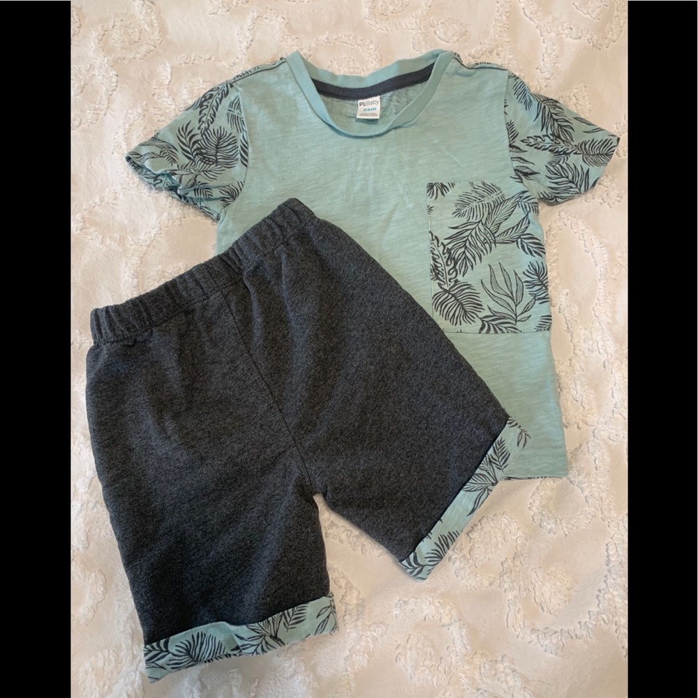 Toddler set boy shirt & short